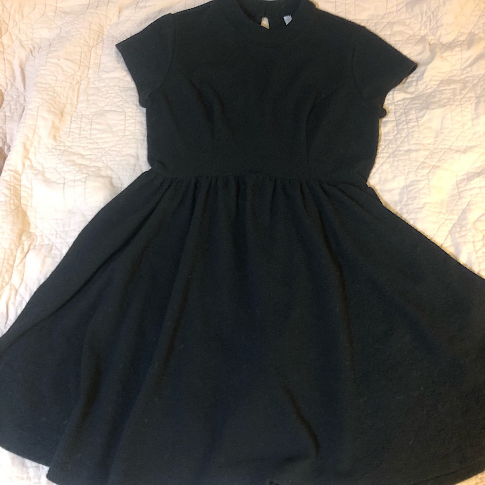 Xhilaration black hi neck dress